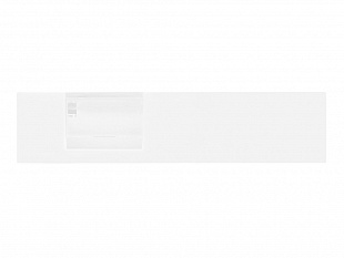 Подставка под ручку и скрепки «Потакет», белый/прозрачный