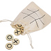 Деревянные крестики нолики в мешочке "XO"