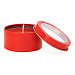 Ароматическая свеча FLAKE с запахом ванили, красный