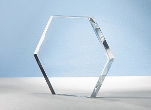 Награда "Hexagon", прозрачный