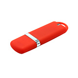 Флешка Shape с покрытием Софт Тач, 16 Гб, красная
