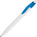 Ручка шариковая "Какаду", белый/голубой (P)