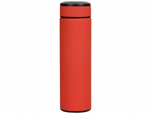 Термос «Confident» с покрытием soft-touch 420мл, красный (P)