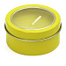 Ароматическая свеча FLAKE с запахом ванили, желтый