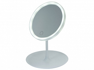 Косметическое зеркало с LED-подсветкой "Beautific", белый