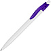 Ручка шариковая "Какаду", белый/фиолетовый (P)