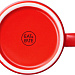 Чайная пара "Brighton" : блюдце овальное, чашка, коробка, красный