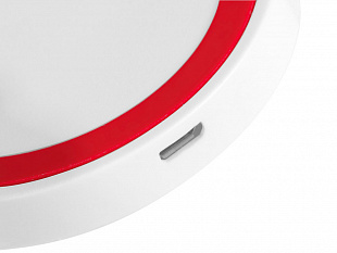 Беспроводное зарядное устройство «Dot», 5 Вт, белый/красный