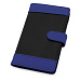 Визитница «Эсмеральда» на 60 визиток, черный/синий