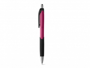 CARIBE. Шариковая ручка из ABS с противоскользящим покрытием, Розовый