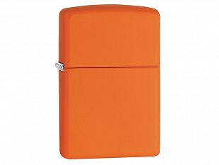 Зажигалка ZIPPO Classic с покрытием Orange Matte (Зажигалка ZIPPO Classic с покрытием Orange Matte, латунь/сталь, оранжевая, матовая, 38x13x57 мм)