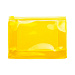 Косметичка CARIBU из прозрачного ПВХ с герметичным замком, желтый