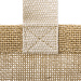 Сумка Jute джутовая с широким дном и карманом