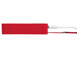 Портативное зарядное устройство "Jive", красный/белый