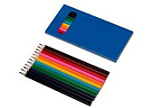 Набор из 12 цветных карандашей "Hakuna Matata", синий
