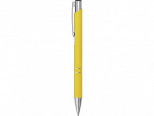 Ручка металлическая шариковая "Legend Gum" софт-тач, желтый