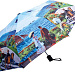 Набор: платок, складной зонт «Моне. Сад в Сент-Андрес», голубой