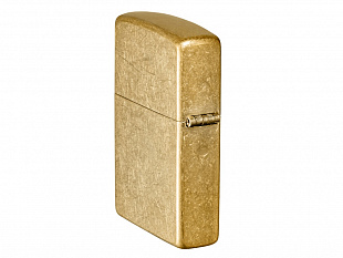 Зажигалка ZIPPO Classic с покрытием High Polish Brass (Зажигалка ZIPPO Classic с покрытием High Polish Brass, латунь/сталь, золотистая, 38x13x57 мм)