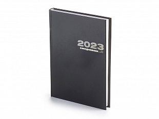 Ежедневник А5 датированный «Бумвинил» 2025, черный