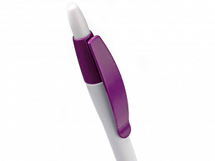 Ручка шариковая Celebrity «Пиаф» белая/фиолетовая