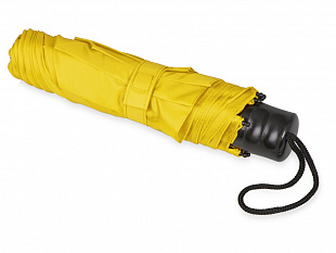 Зонт складной "Columbus", механический, 3 сложения, с чехлом, желтый