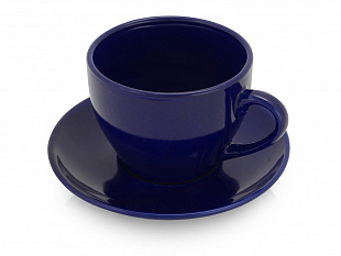 Чайная пара «Гленрок», 220мл, темно-синий (Р)