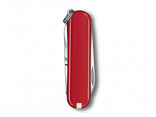 Нож-брелок Classic «Style Icon», 58 мм, 7 функций (Нож-брелок VICTORINOX Classic "Style Icon", 58 мм, 7 функций, красный)