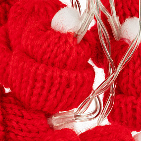 Гирлянда Cosy Poms, синяя
