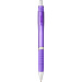 Шариковая полупрозрачная ручка Turbo с резиновой накладкой, пурпурный