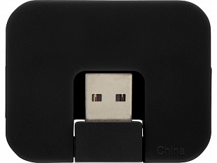 USB Hub «Gaia» на 4 порта (USB Hub "Gaia" на 4 порта, черный)