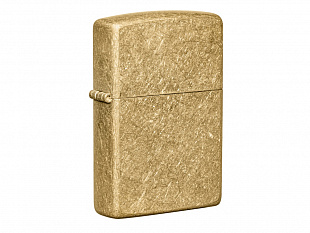 Зажигалка ZIPPO Classic с покрытием High Polish Brass (Зажигалка ZIPPO Classic с покрытием High Polish Brass, латунь/сталь, золотистая, 38x13x57 мм)