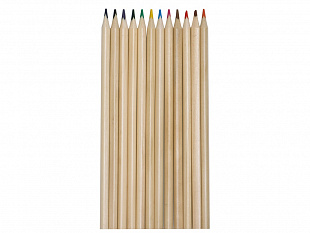 Набор из 12 цветных карандашей "Painter", крафт