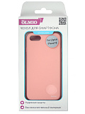 Чехол Olmio Velvet для iPhone 7/8 Plus, нежно-розовый