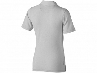 Рубашка поло "Markham" женская, серый меланж/антрацит