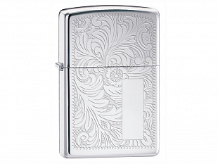 Зажигалка ZIPPO Venetian® с покрытием High Polish Brass (Зажигалка ZIPPO Venetian с покрытием High Polish Brass, латунь/сталь, золотистая, 38x13x57 мм)