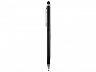 Ручка-стилус металлическая шариковая "Jucy" черный