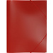 Папка формата А4 на резинке, красный