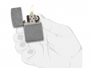 Зажигалка ZIPPO Classic с покрытием ™Plate (Зажигалка ZIPPO Classic с покрытием ™Plate, латунь/сталь, серебристая, матовая, 38x13x57 мм)