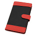 Визитница «Эсмеральда» на 60 визиток, черный/красный