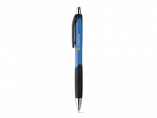 CARIBE. Шариковая ручка из ABS с противоскользящим покрытием, Синий