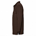 Рубашка поло мужская с длинным рукавом Winter II 210 шоколадно-коричневая