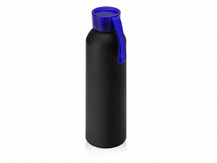 Бутылка для воды Joli, алюминий, черный/синий