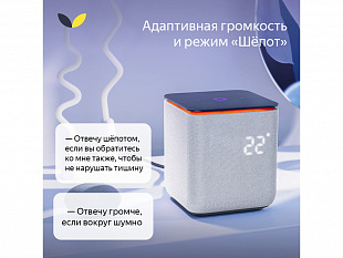 Умная колонка ЯНДЕКС Станция Миди с Алисой, с Zigbee, 24 Вт (Умная колонка ЯНДЕКС Станция Миди с Алисой, с Zigbee, 24 Вт, цвет: черный (YNDX-00054BLK))