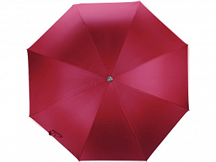 Зонт-трость полуавтомат "Майорка", красный/серебристый (Р)