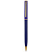 Ручка шариковая "Жако" с серебристой подложкой, темно-синий