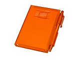 Записная книжка "Альманах" с ручкой, оранжевый