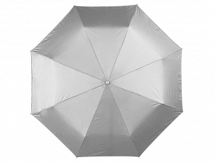 Зонт складной "Линц", механический 21", серебристый (Р)