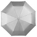 Зонт складной "Линц", механический 21", серебристый (Р)