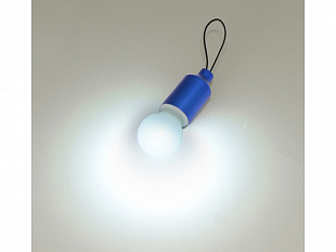 Брелок с мини-лампой "Pinhole", синий