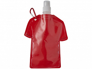 Емкость для воды в виде футболки "Goal", красный
